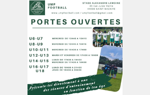PORTES OUVERTES CATÉGORIES JEUNES
