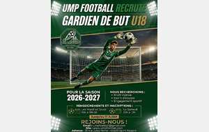 Recherche gardien U18