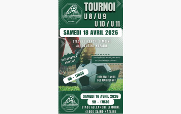 Organisation Tournoi U8-U9 et U10-U11