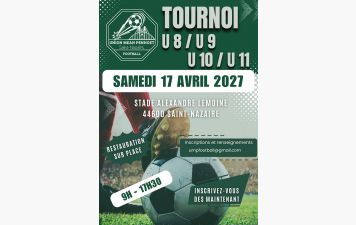 Organisation Tournoi U8-U9 et U10-U11