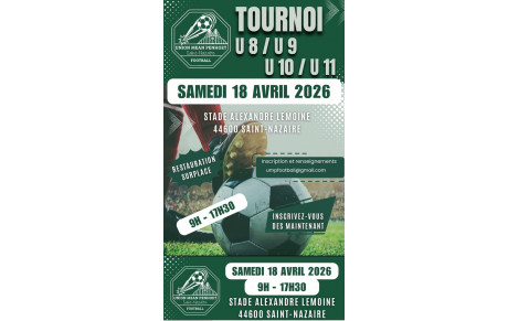 Organisation Tournoi U8-U9 et U10-U11